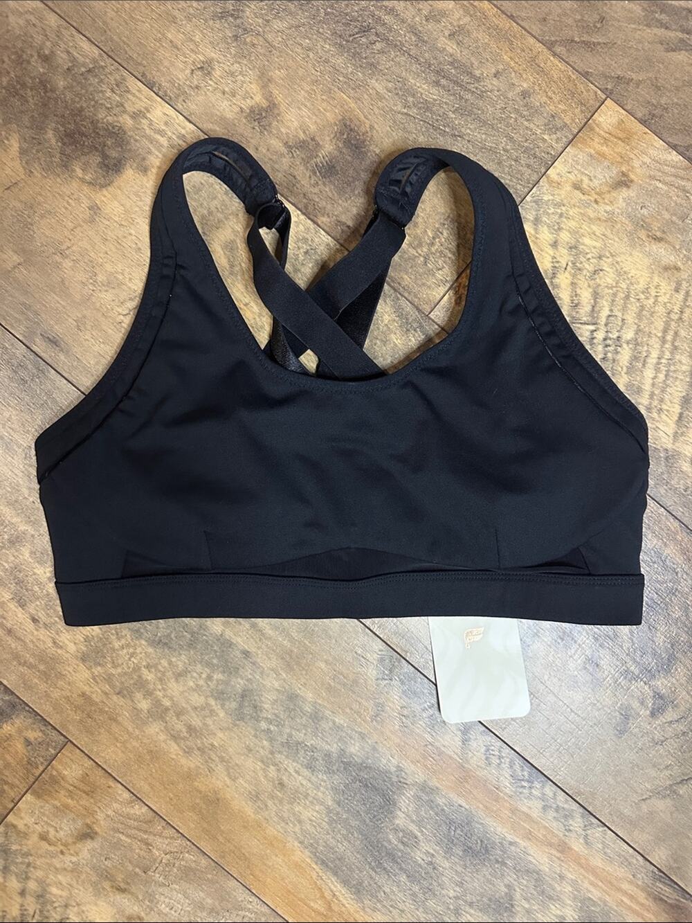 ATHLETA Black Belle High-Impact Sports Bra, Size XL, NWT